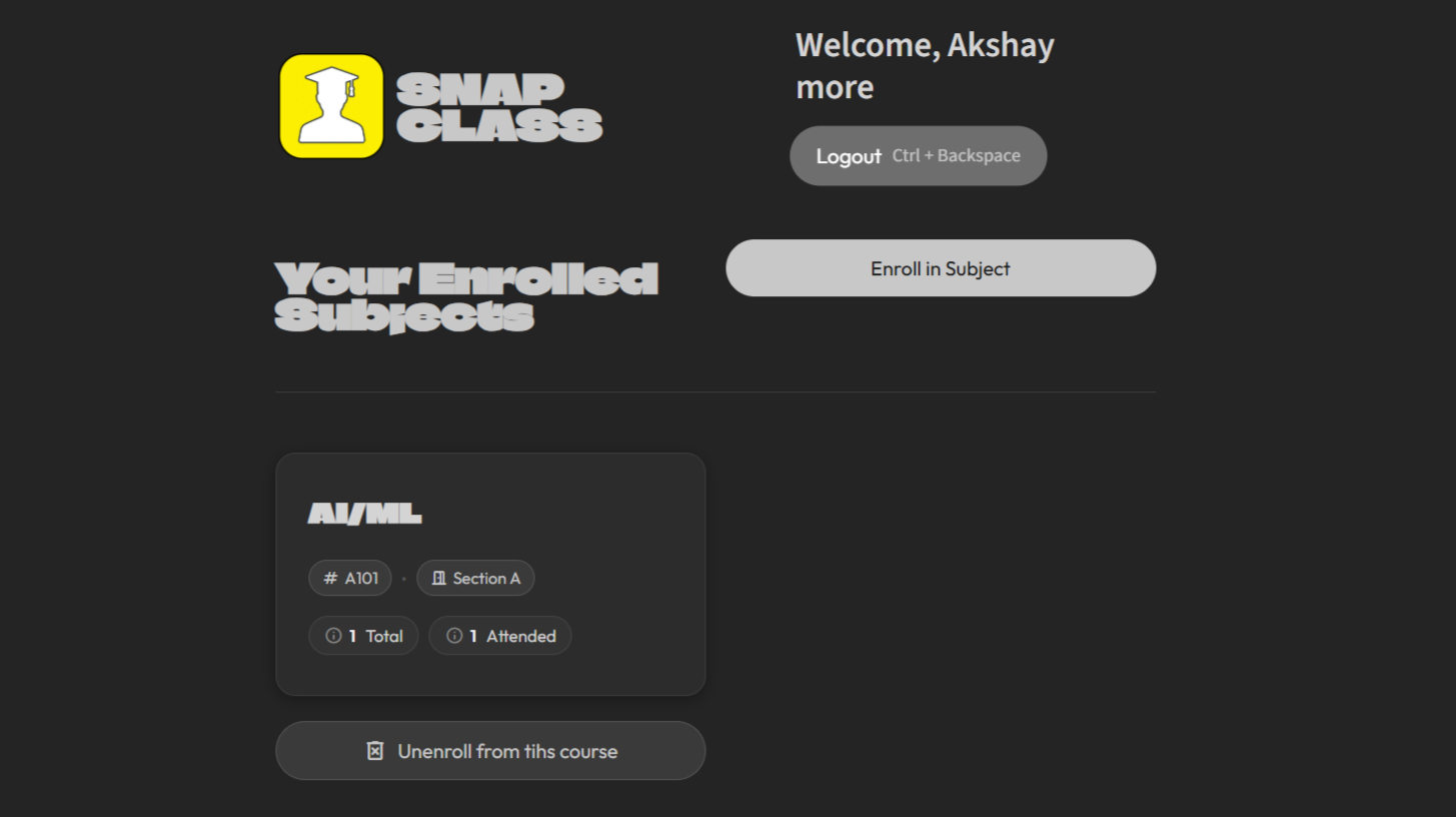 Student Dashboard